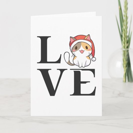 Liefdekatten – Sinterklaas Kitten Kaart (Voorkant)