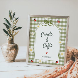 Liefdekever Kaarten & Cadeaus Baby Shower Bord Poster