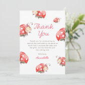 Liefdekever Verjaardagsfeest Dank Je Kaart (Staand voorkant)