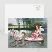 Liefde's boodschap aan mijn Valentijn Feestdagenkaart (Voorkant / Achterkant)