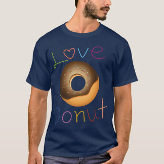liefdes donut cadeau t-shirt