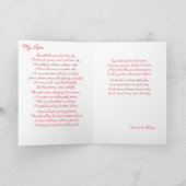 Liefde's Eeuwige Song-Valentijnsdag Kaart (Binnen)