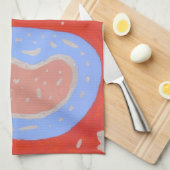 Liefdes Eiland Keukenhanddoek (Quarter Fold)