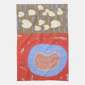 Liefdes Eiland Keukenhanddoek (Verticaal)