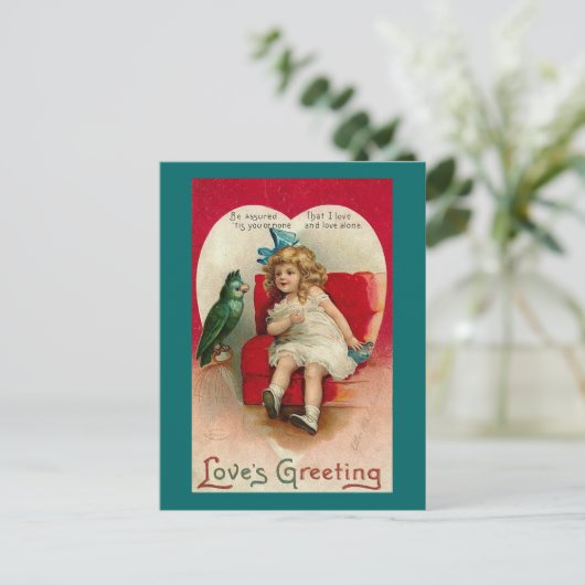 Liefde's Greeting  Valentijn (2) Feestdagenkaart (Staand voorkant)