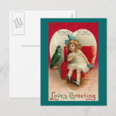 Liefde's Greeting  Valentijn (2) Feestdagenkaart (Voorkant / Achterkant)