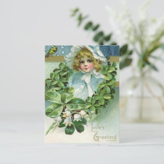 Liefde's groet briefkaart (Staand voorkant)