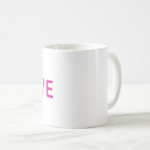 Liefdes Hart Koffiemok | Cute Roze Cadeau (Voorkant rechts)