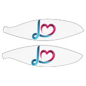 Liefdes Hart Script Basketbal - Aangepast Romantis (Panelen)