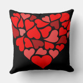 Liefdes Hart Valentijnsdag Kussen (Achterkant)