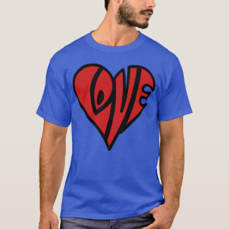 liefdes harten grappig t-shirt