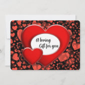 Liefdes Hartjes Ontwerp Frame + jouw tekst & idee (Voorkant)