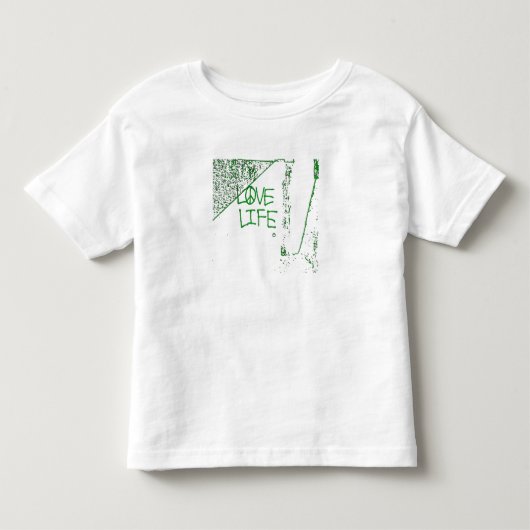 Liefdes Leven Graffiti Peuter T-Shirt (Voorkant)