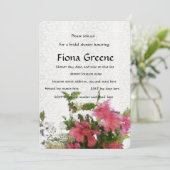 Liefde's Roze Azalea brudal doucheoedplaats Kaart (Staand voorkant)