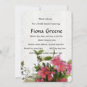 Liefde's Roze Azalea brudal doucheoedplaats Kaart (Voorkant)