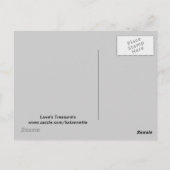 Liefde's schatkistkaart briefkaart (Achterkant)