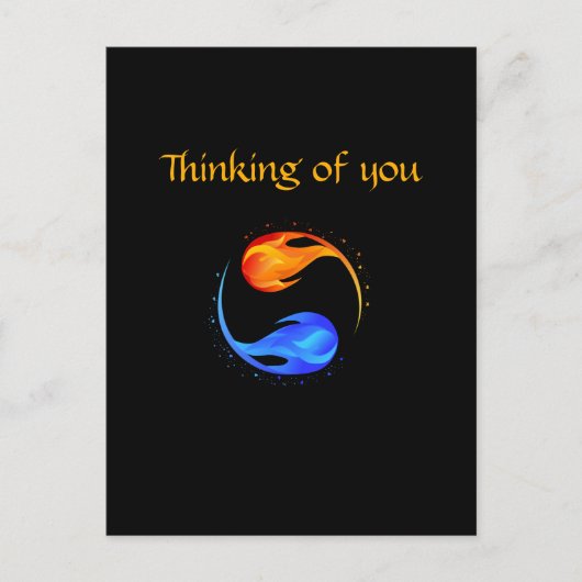 Liefdes Symbool- Briefkaart (Voorkant)