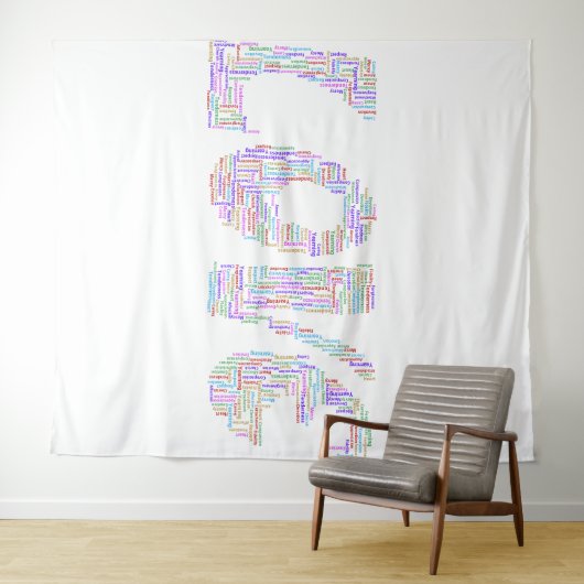 Liefdes Tapijt Wandkleed (In Situ (horizontaal))