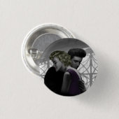 Liefde's vertrek 2 ronde button 3,2 cm (Voorkant /achterkant)