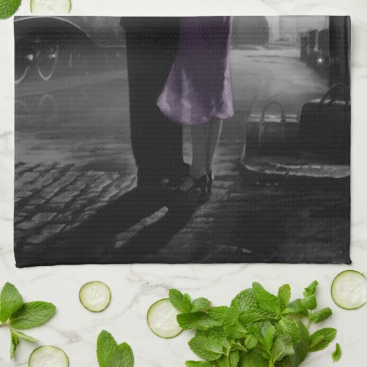 Liefde's vertrek 2 theedoek (Gevouwen)