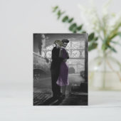 Liefde's vertrek briefkaart (Staand voorkant)