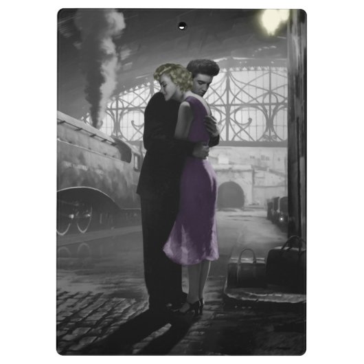 Liefde's vertrek klembord (Achterkant)