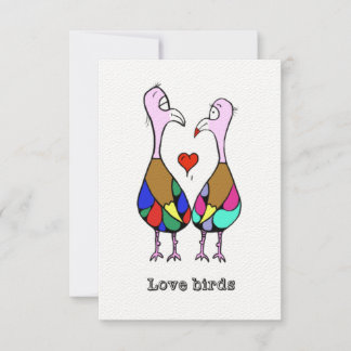Liefdes Vogels Kaart