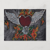 Liefde's Wings Briefkaart (Voorkant)