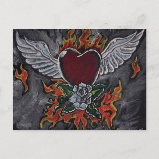 Liefde's Wings Briefkaart (Voorkant)