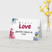 Liefdesaanmoediging Patiëntenkankerkaarten Kaart (Gele Bloem)