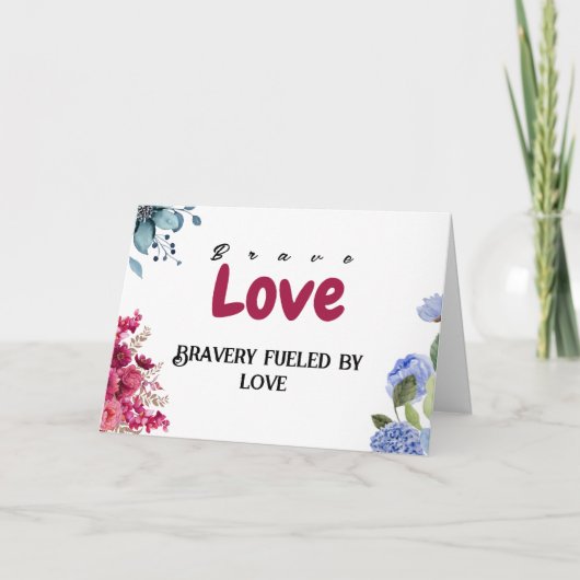 Liefdesaanmoediging Patiëntenkankerkaarten Kaart (Voorkant)