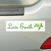 liefdesaarde bumpersticker (Op auto)