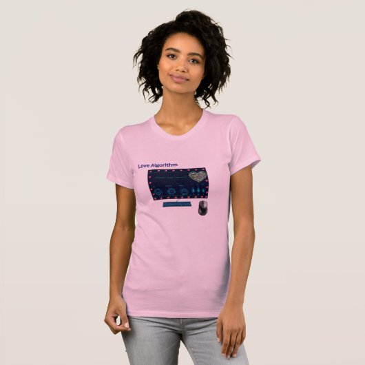Liefdesalgoritme/ T-shirt (Voorkant volledig)