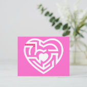 liefdesarbeid briefkaart (Staand voorkant)