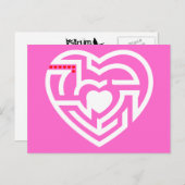 liefdesarbeid briefkaart (Voorkant / Achterkant)