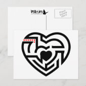 liefdesarbeid briefkaart (Voorkant / Achterkant)