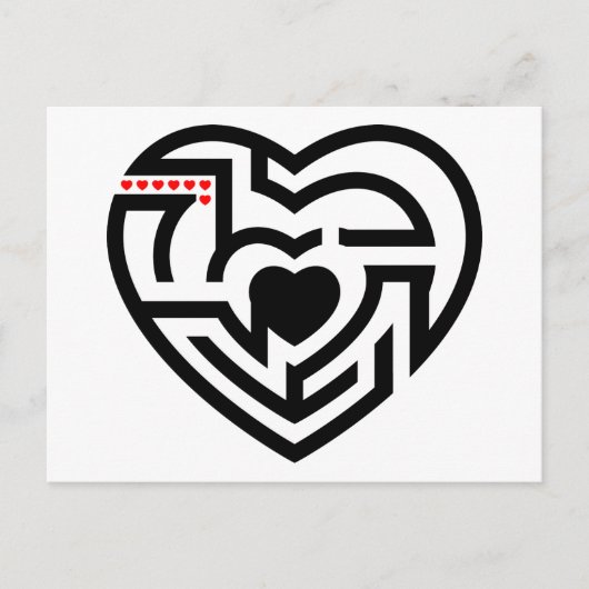 liefdesarbeid briefkaart (Voorkant)