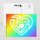 liefdesarbeid briefkaart (Voorkant / Achterkant)