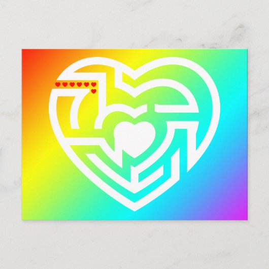 liefdesarbeid briefkaart (Voorkant)