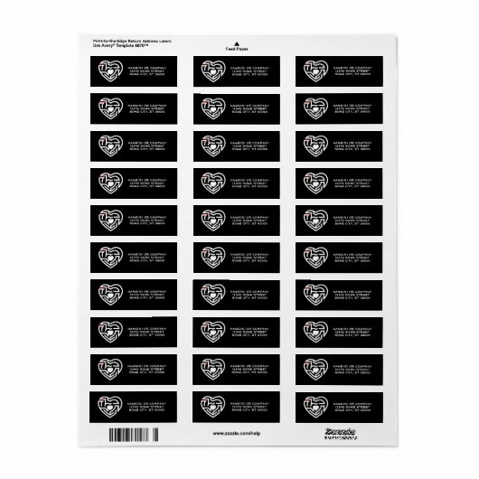 liefdesarbeid etiket (Full Sheet)