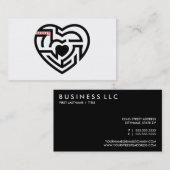 liefdesarbeid visitekaartje (Voorkant / Achterkant)