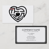 liefdesarbeid visitekaartje (Voorkant / Achterkant)