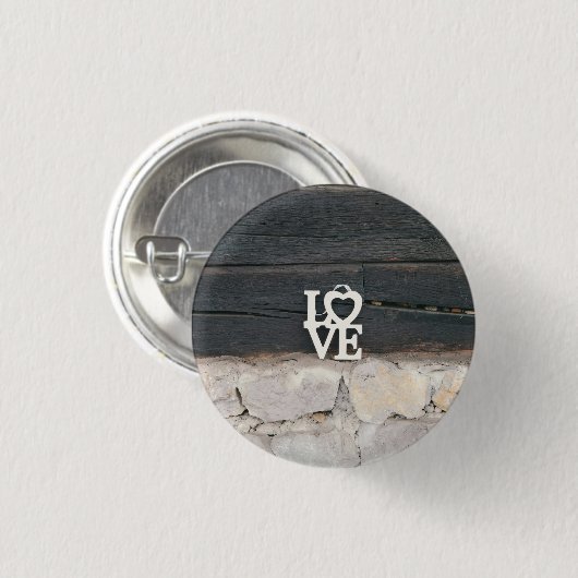 liefdesbadge ronde button 3,2 cm (Voorkant /achterkant)