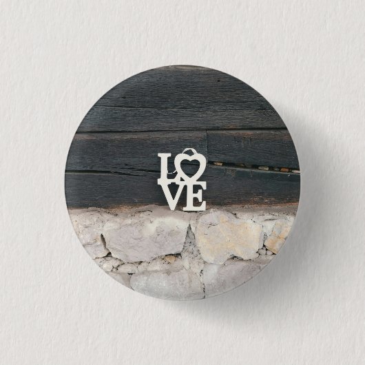liefdesbadge ronde button 3,2 cm (Voorkant)
