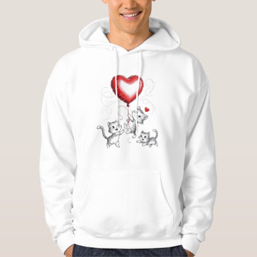 liefdesballon hoodie (Voorkant)