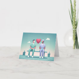 Liefdesballon Kaart