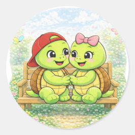 Liefdesbank Ronde Sticker