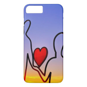 Liefdesbeeld iPhone 8/7 Plus Hoesje