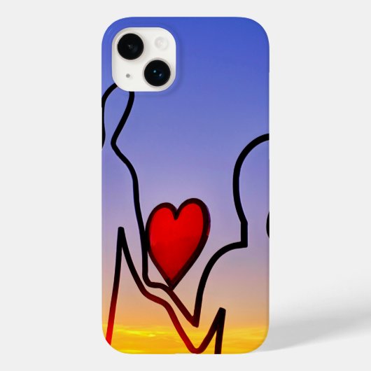 Liefdesbeeld Case-Mate iPhone Case (Achterkant)