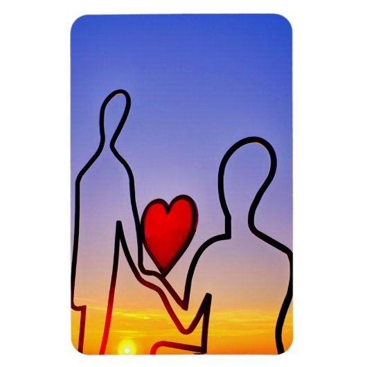 Liefdesbeeld Magneet (Verticaal)